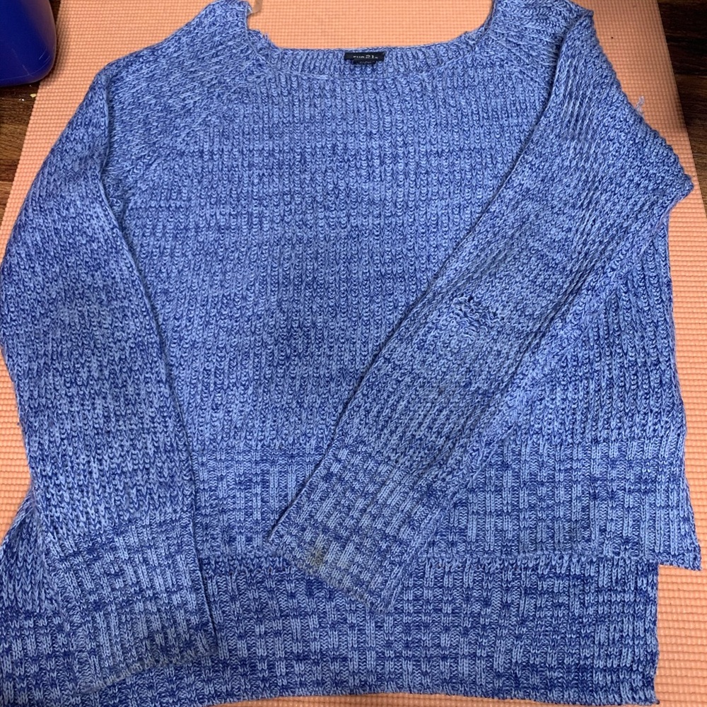 Blue sweater